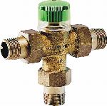 Thermostatic mixing valve with scald protection, TM200