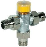 Braukmann Thermostatic mixing valve with scald protection for solar installations, TM200SOLAR