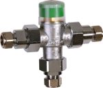 Thermostatic mixing valve with scald protection,TM200VP