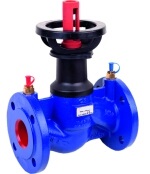 Braukmann V6000 Kombi-F, Flanged Double-Regulating Balancing Valve with SafeCon Measuring Connections