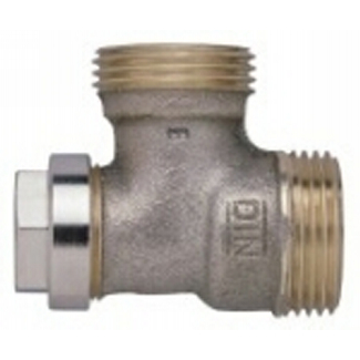 V94 Series Connection fittings for heat exchangers PN10, flat sealing DN15/20
