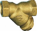Brass Y-strainer with threaded female connections, FY30