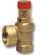 Braukmann Diaphragm safety valve for closed heating and solar installations, SM120