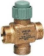 Three-way control valve PN16, conical sealing DN15/20, V5823A